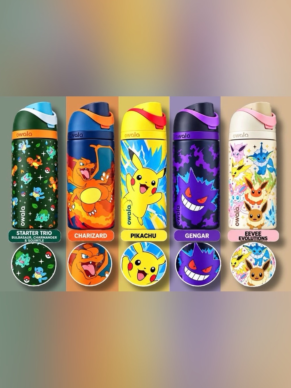 Owala x Pokémon Collaboration FULL SET